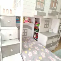 تخت کودک کلبه ای