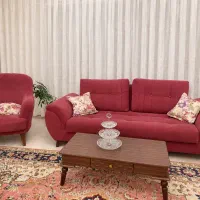 مبل راحتی ۴ نفره با جلو مبلی