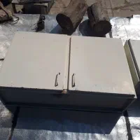 4متر کابینت دیواری ورق ضخیم رنگ کرم روشن۵ تیکه