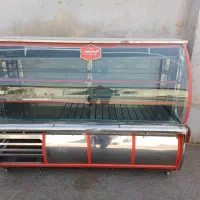 یخچال ویترینی ۲ متری شیشه خم