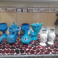 مقداری ظروف سفالی