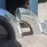 اتصالات گالوانیزه کانال گرد واسپیرال لوله گردصنعتی|مصالح و تجهیزات ساختمان|تهران, شادآباد|دیوار