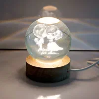 گوی شیشه‌ای گوی موزیکال چراغدار گوی سه بعدی