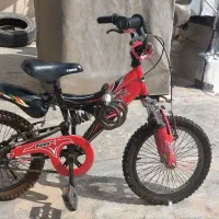 دوچرخه کودکانه سایز۱۸ درحدنو سالم بدنه محکم و قوی