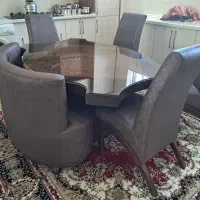 میزنهار خوری لوکس چوبی ۶ نفره