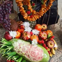 میوه آرایی شب یلدا تزیینات شب چله|خدمات پذیرایی، مراسم|اصفهان, منتظرالمهدی|دیوار