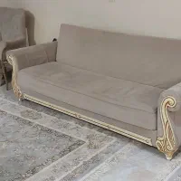 مبل کاناپه تخت شو با باکس زیر