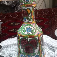 کوزه قلیان لعاب دار هفت رنگ گل برجسته|کلکسیون و سرگرمی|تهران, طیب|دیوار