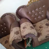 مبل راحتی هشت نفره با جلومبلی|مبلمان خانگی و میز عسلی|خوی, |دیوار