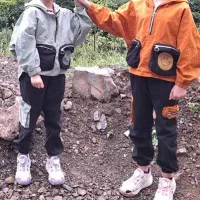 ست دو تکه اسپرت کتان هپی فیس