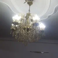 لوستر برنز ۵شاخه دوتایی