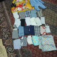 تشک بچه و لباس نوزادی تا 8 ماهگی پسرانه|کفش و لباس بچه|تهران, شهرک آزمایش|دیوار