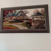 دو عدد تابلو فرش بزرگ|تابلو فرش|شاهین‌شهر, نسیم ۵|دیوار