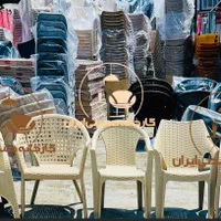 صندلی پلاستیکی باغی کافه مدل یاس سفید