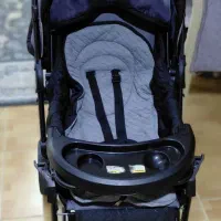 کالسکه و کریر ست مشکی طوسی|اسباب و اثاث بچه|رشت, یخسازی|دیوار