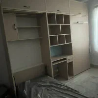 تخت خواب تاشو، میز کامپیوتر و قفسه کتاب|تخت و سرویس خواب|کوهسار (البرز), |دیوار