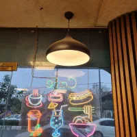 لوستر چراغ سقفی تو کار وردار ۶۰در ۶۰ و نیون