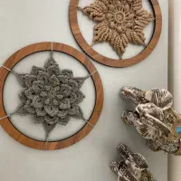 دیوارکوب ماندالا ۵عددبه قیمت عمده 800|تابلو، نقاشی، عکس|کرج, بنیاد|دیوار