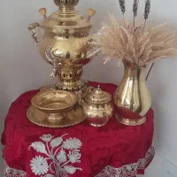 سماور ذغالی برنجی