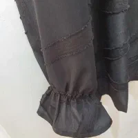 مانتو مشکی بور ۳۰۰|لباس|سیرجان, |دیوار