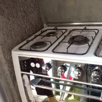 اجاق گاز طرح فر خیلیم تمیز  جلو شیشه
