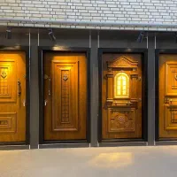 درب ضدسرقت راش، بلوط و گردو ، روکش چوب طبیعی لوکس