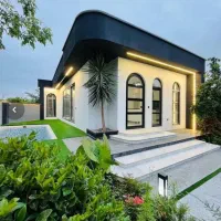 مدرن مینیمال*شیک و سرسبز*استخرچهارفصل*سندار