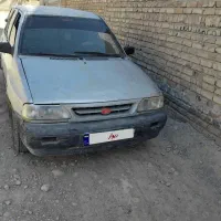 پراید نقره ای بی رنگ