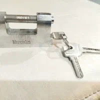 قفل کتابی مرسدس همراه ۳ عدد کلید