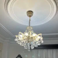 لوستر ۸ شاخه کریستال اتریشی