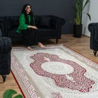 فرش ماه تابان زرین کاشان از۵۰۰شانه تا ۱۵۰۰شانه نخی|فرش|شیراز, فرگاز|دیوار