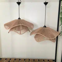 لوستر و آباژور مکرومه و رافیا