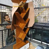 کتابخانه درختی(ارسال رایگان)|کتابخانه، شلف، قفسه‌های دیواری|تهران, علم و صنعت|دیوار