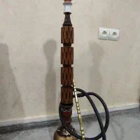 دو عدد قلیون چوبی