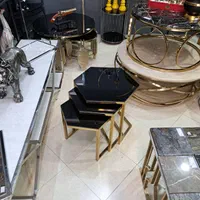 جلو مبلی میز عسلی جلومبلی فلزی مدل۳ تیکه زیرهمرو|مبلمان خانگی و میز عسلی|مشهد, شهرک رازی (شهرک غرب)|دیوار
