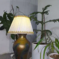 آباژور سفالی پتینه شده،میکروسمنت،تابلوفرش،دکوراتیو