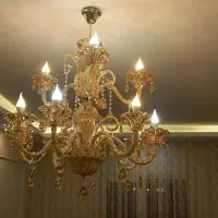لوستر ۱۲ شاخه ۲ طبقه