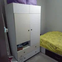 تخت نوجوان بدون تشک  ...کمد لباس