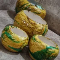 گلدان ۴تایی آبرنگی