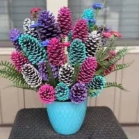 کاج  رنگی قابل سفارش در هر تعداد و رنگ|صنایع دستی و سایر لوازم تزئینی|ملکآباد, |دیوار