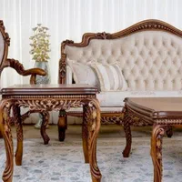 مبل کلاسیک استیل سلطنتی مدل ژینوس|مبلمان خانگی و میز عسلی|کرج, اصفهانی‌ها|دیوار