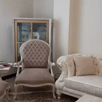 سرویس مبلمان ۸نفره با میزنهارخوری|مبلمان خانگی و میز عسلی|تهران, قبا|دیوار