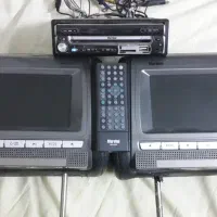 ضبط مانیتوردار Marshal in-dash + مانیتور پشت صندلی