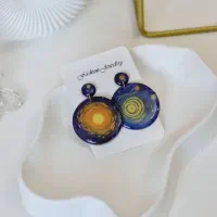 گوشواره های دستساز رزینی