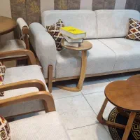 حراج مبل ایفل ۸نفره شرکتی|مبلمان خانگی و میز عسلی|تهران, نعمتآباد|دیوار