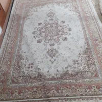 یک جفت فرش ۹ متری کرم مرجانی صد درصد اکرلیک