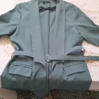 مانتوسبزسایز۴۴ .کت سفیدباشلوار|لباس|پیر بکران, |دیوار