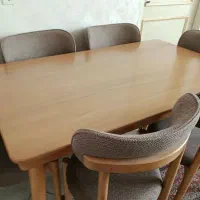 میز نهار خوری ۶ نفره نو هنوز استفاده نشده