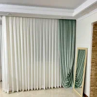 شال پرده سه تکه جنس درجه یک