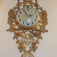 ساعت دیواری برنجی